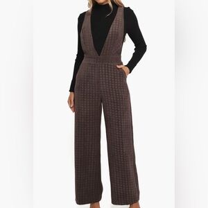 NWT Petal & Pup Yvettie Black Grey Lumpsuit SizeL